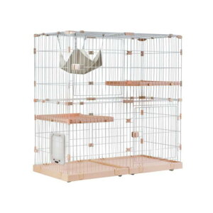 BTM 猫ケージ キャットケージ 幅広設計 自由組み合わせ おしゃれ キャットハウス ネコハウス 留守番 梯子付き 保護 脱走防止 組み立て簡単 多頭飼い 多頭 スチール ペットケージ