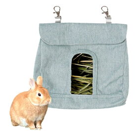 S.fields.inc うさぎエサ入れ 牧草袋 牧草BOX ウサギ餌入れ 兎 チモシー バッグ デグー モルモット
