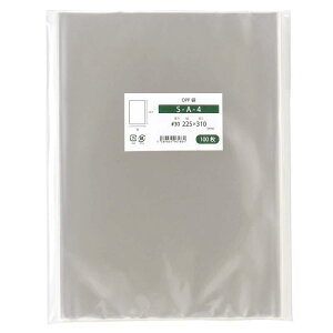 OPP A4 e[vȂ Y 225x310mm S-A-4