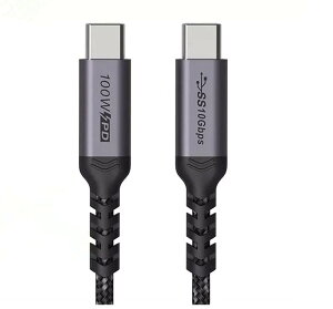 Type C P[u USB 3.1 (3.0 / 2.0) ΉPD 1M ő100W/5A }[d 4K 60HZrfI` ϋv 10Gbps Macbook Pro/AirAipadAGalaxy S9 S9 PlusAXperia XZ