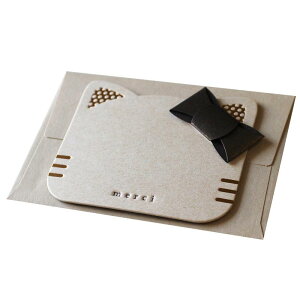 BAY LETTERPRESS bZ[WJ[h ~j L^  { Zbg merci lR^ TL[J[h 71×84mm