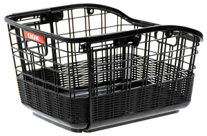 OGK技研 OGK(オージーケー) うしろ用バスケット RB-037(固定式籐風スライドうしろ用バスケット )ブラック 自転車用