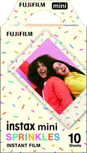 xmtC(FUJIFILM) CX^gJ `FLptB 10 G (tHgXCh) INSTAX MINI SPRINKLES WW 1
