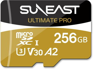 SUNEAST microSD ǎő180MB/s ő130MB/s microSDXC UHS-I DDR200[h A2 U3 V30 Class10 }CNSDJ[h HD 4K rfI^ Gopro ANVJ ϊA_v^