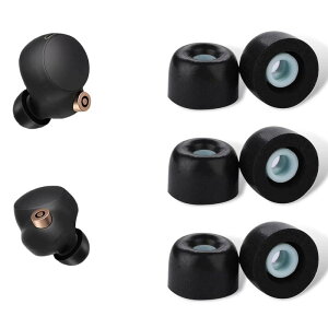 DELUXEFOX �ᔽ���C���[�s�[�X �C���[�`�b�v �X�|���W�����J�o�[ �w�b�h�t�H������ SONY�p WF-1000XM4/1000XM5�K�p �C���[�L���b�v �E���^���� �ᔽ���C���z���J�o�[