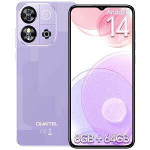 OUKITEL C57S Android 14 SIMt[ X}z { 8GB RAM 64GB ROM 6.52C` X}z {