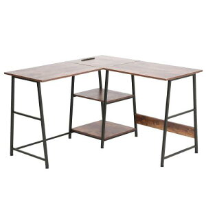 パソコンデスク L字 デスク PCデスク ゲーミングデスク コンセント付き学習机 書斎机 勉強机 シンプル おしゃれ 在宅ワーク ワークデスク オフィスデスク 事務机 塾 ミシン台