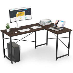 パソコンデスク L字デスク モニターアーム取付対応 L字型デスク 左右入替可能 ワークデスク