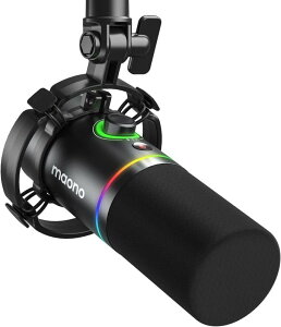 MAONO USB/XLR }CN _Ci~bN}CN Q[~O}CN PCp|bhLXg}CN p\tgEFA Pw 2-in-1ʒmu ~[g{^ CzWbN Q[}[RGBC