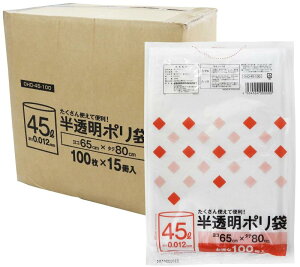 �S�Ƌ�(Zenkakyo) ������ �S�~�� �|���� 45L 100�� 65×80cm 0.012mm