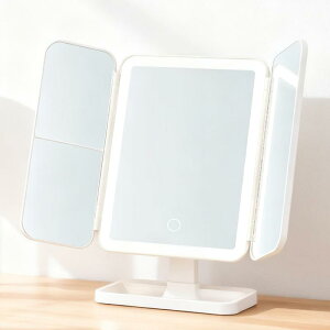 Hohoemi ��� ���ϋ� LED���C�g�t�� �g�勾 �X�C�b�`�t�� ���C�N�~���[ �܂肽���� �R���p�N�g 360�x��] �����\ �[�d�� �Q�� ���ʏ� ���� �v���[���g �M�t�g �a���� ���� �V���v��