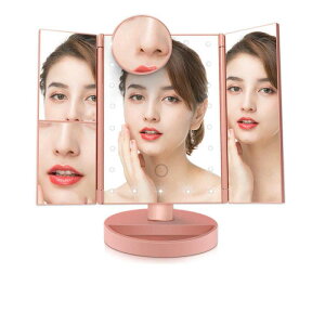 zmart Led �^�b�`�X�N���[�� 22���C�g ���ϋ� �e�[�u�� �f�X�N�g�b�v ���� 1�{/2�{/3�{/10�{ �g�勾 �o�j�e�B 3�܂肽���� ���� �\ �~���[ ���C�N�A�b�v �{�� �����\ ���ϑ� �h���b�T�[ ����