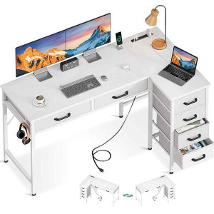 AODK L���f�X�N �p�\�R���f�X�N �f�X�N �Q�[�~���O�f�X�N �R���Z���g�t�� �E�I���I PC�f�X�N �����o��6�t�t�� ��106cm ���w���[ ���t���[�� �ȃX�y�[�X �� �I�t�B�X�f�X�N ���[�N�f�X�N �w�K