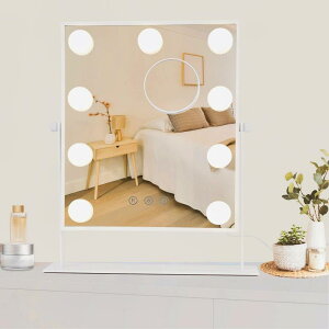 Garvee ���D�~���[ �n���E�b�h�~���[ ���ϋ� ��� Led�d���t�� �O�F�Ɩ����[�h ���i�K���� �傫�� 10�{�g�勾�t�� �z���C�g