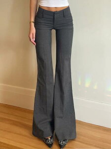 category casual pants women's fashion slim fit straight leg pants