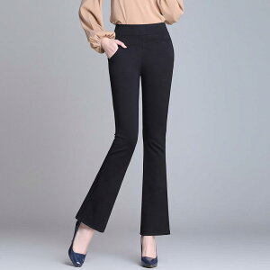 pants women flared pants elastic slim fit high waist large size casual suit pants