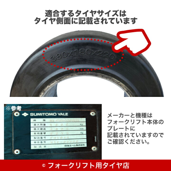 楽天市場】リーチ式フォークリフト用ウレタンタイヤセット1【ドライブ 