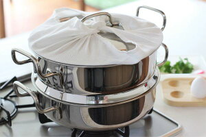 MIYACO ジオ 蒸し器付鍋 25cm