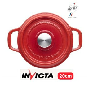 INVICTA �L���Z���[�� 20cm Casseroles Round �ق��낤�� ����� �z�[���[�� �t�����X��