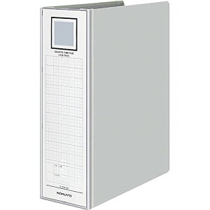 コクヨ(KOKUYO) ファイル ガバットパイプ式ファイル エコツイン(両開き) A4 2穴 1200枚収容 シルバー フ-GT6120C