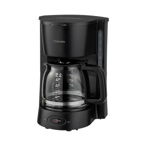 TOSHIBA(東芝) コーヒーメーカー HCD-5B(K) 紙フィルター不要 シャワードリップタイプ フリターレス ブラック