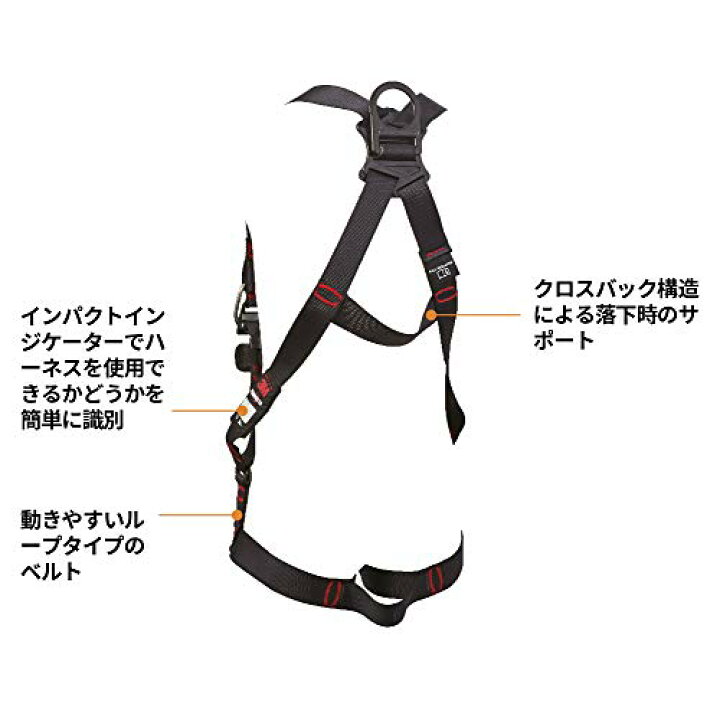 楽天市場】[新規格適合] 3M フルハーネス H型 M/Lサイズ プロテクタ 