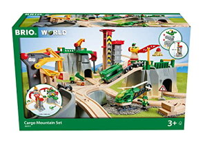 BRIO WORLD (ブリオ ワールド) カーゴマウンテンセット 36010「全49ピース」対象年齢 3歳~ (電動車両 電車 おもちゃ 木製