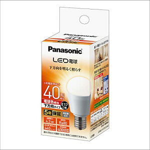 ƒpƒiƒ\ƒjƒbƒN ƒ~ƒjƒNƒŠƒvƒgƒ“Œ^ LED“d‹… Œû‹à’¼Œa17mm “d‹…40WŒ`‘Š“– “d‹…F‘Š“–(4.3W) ¬Œ^“d‹…E‰º•ûŒüƒ^ƒCƒv 1ŒÂ“ü –§•ÂŒ`Ší