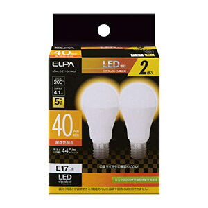 �G���p(ELPA) LED�d���~�j�N���v�g���` E17 �d���F���� �����p 2�� LDA4L-G-E17-G4104-2P