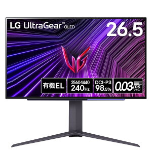 yVGP2024 Summer Q[~O/܁zLG Q[~O j^[ UltraGear OLED 27GS95QE-B 26.5C
