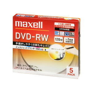 maxell ^p DVD-RW 120 2{Ή CNWFbgv^ΉzCg(Ch) 5 5mmP[X DW120PL