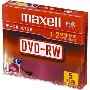 maxell f[^p DVD-RW 4.7GB 2{Ή J[~bNX5 5mmP[X DRW47MIXB.S1P5S A