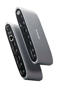 �G���R�� �h�b�L���O�X�e�[�V���� 13in1 Displaylink�Ή� 3��ʊg�� 4K/60Hz USB PD�Ή� 100W �V���o�[ DS