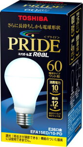 TOSHIBA �l�I�{�[��Z���A��PRIDE A�` 60W�^�C�v �����F EFA15ED/10-PD �������a26mm