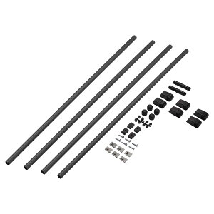 カーメイト(CARMATE) クロスライド 車内収納 サイドバー ブラック ハイエース キャラバン 用 左右セット NS122BK