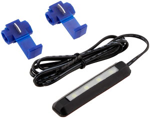 LED�����v �ėp �z���C�g 12V�Ԑ�p 4�ALED �\�t�g�^�C�v 63mm×14mm ���o�[�f�� �ȖʑΉ� ���ʃe�[�v�Œ� �z��90cm �ԓ��� �t�b�g�����v �ԐڏƖ� �J�X�^���p�[�c �ԗp�i
