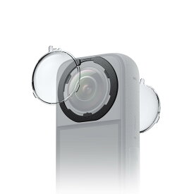 レンズガード Insta360 X3用 着脱式 標準タイプ 保護カバー アクセサリー アクションカメラ 傷防止 衝撃吸収 取り外し可能 予備 交換用 レンズ保護 プロテクター 撮影機材 360度カメラ用品