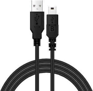 PS3 �R���g���[���[ �[�d�P�[�u�� USB2.0 A�I�X-miniB�I�X 1.8m �u���b�N �}���[�d �f�[�^�]�� �v���C�X�e�[�V����3 �Q�[���@���Ӌ@�� �ڑ��P�[�u�� �R�[�h