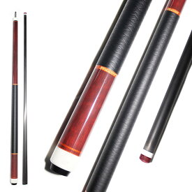 ビリヤード キュー 58インチ カーボンファイバー プレイングキュー 19-20oz調整可能 12.4mm 11.8mm 先端径選択可能 2分割 ジョイント式 プロ仕様 ナインボール 中式ブラック アメリカンビリヤード