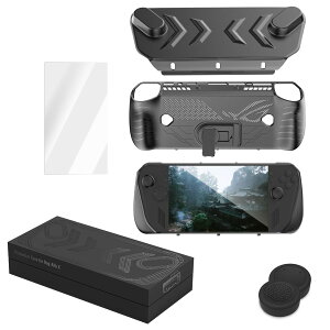 ROG Ally X �ی�P�[�X �t�F�C�X�J�o�[ �����t�B���� �{�^���J�o�[ 4�_�Z�b�g TPU�f�� �X�^���h�t�� �����ی� �ϏՌ� �J�o�[ �u���b�N �n���h�w���h�Q�[���@ ���Ӌ@�� �A�N�Z�T���[ �Q�[���@�J