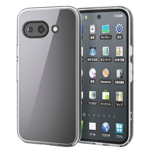 Google Pixel 9a �P�[�X �N���A �ϏՌ� �n�C�u���b�h TPU �|���J�[�{�l�[�g �Ռ��z�� ���ς��ɂ��� ������ �X�g���b�v�z�[���t�� �l�p�G�A�[�N�b�V���� �X���� ���^ �J�o�[ �X�}�z�P�[�X ���� 5