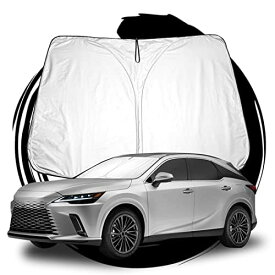 車用サンシェード レクサス RX 5代目 TALA1#/AALH16/TALH17型 専用 フロントガラス用 パラソル 4層構造 UVカット 断熱 遮光 日よけ 車中泊 仮眠 目隠し 折り畳み式 吸盤不要 内装保護 紫外線対策 省
