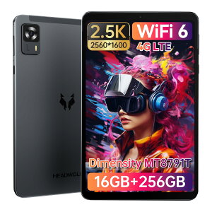 �^�u���b�g 8�C���` Android 15 SIM�t���[ ���𑜓x 2560x1600 16GB������ 256GB�X�g���[�W 4G LTE�ʐM WiFi6�Ή� GPS 6500mAh�}���[�d Widevine L1�Ή� ��F�� 6���W���C������ ���C�����X���e �A���h���C�h�^�u