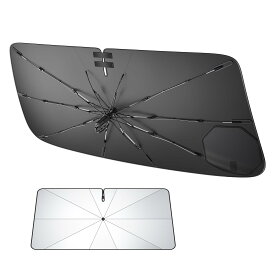 サンシェード ハスラー MR52S 92S 専用設計 傘型 フロントガラス 遮光 UVカット 紫外線対策 収納袋付き 折りたたみ 車中泊 日よけ 暑さ対策 カーテン アクセサリー カスタムパーツ 内装 吸盤不