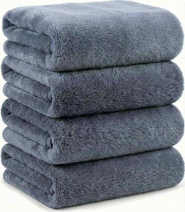 Mofuwa �o�X�^�I�� �Z�b�g �y2025�N�}�C�x�X�gNo1 �q�A�������_ �z���z 4���Z�b�g �}�C�N���t�@�C�o�[ ���� ���� ������ Bath Towel �~�j�o�X�^�I��