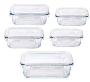 AfA Hi ۑe ϔMKX I[ug閧e Cook-Lock 5_Zbg [ Hiۑe/KX/dqWOK ] (400ml×2R 600ml×2R 1000ml×1R v5RZbg)