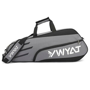 FMAFNLY バドミントンラケットバッグ テニス ショルダーバック ケース スポーツ ラケット収納 部活 3本用 軽量 防水素材