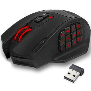 RED SAMURAI RGB MMO CXQ[~O}EX 2.4GHzELΉ 16000DPI 18vO\{^ xvdl Type-C[d