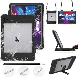 「Doo」昇級版 iPad Pro 11 完全防水ケース 2021/2020 第3/2世代 用クリアカバー アイパッド プロ11インチ 防水ケース お風呂 IP68防水規格 衝撃吸収 全面保護アイパッド プロ 11 第3世代 防水カバー[