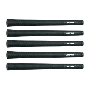 【5本セット】 STM(エスティーエム) M-1 バックライン無 ゴルフグリップ 正規品, ブラック